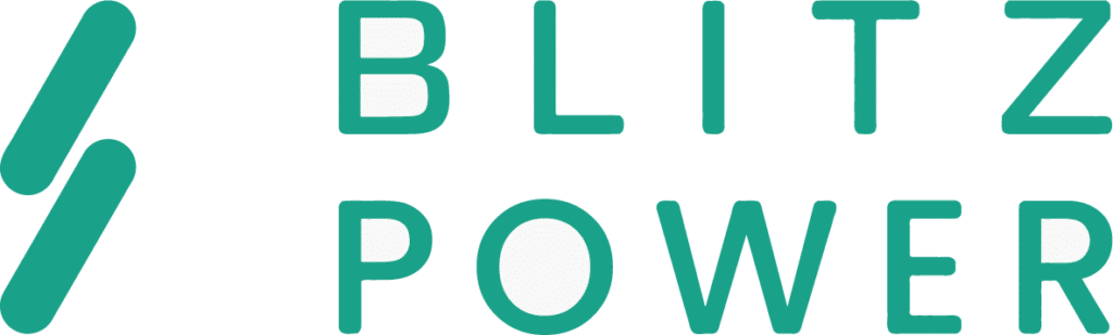 Logo Blitz Power laadpaal fabrikant